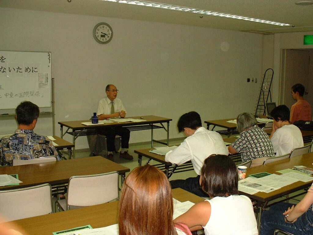 2001年7月29日 木村修三教授講演会・バヌヌ氏関連